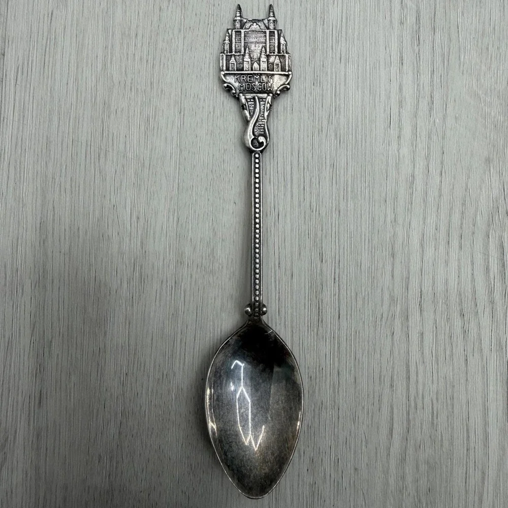 Kremlin Moscow Souvenir Spoon Vintage EPNS Silver Plate